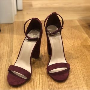 Strap heeled sandals